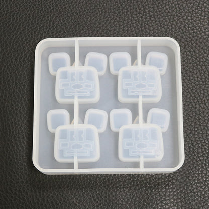 DIY Crystal Epoxy Mold for Mickey Pendant, Silicone